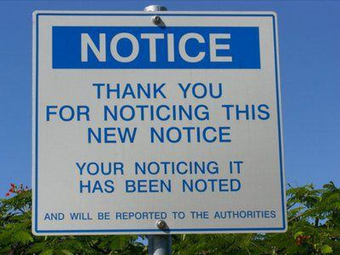 notice