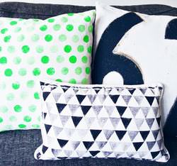 Cushions potato stamps