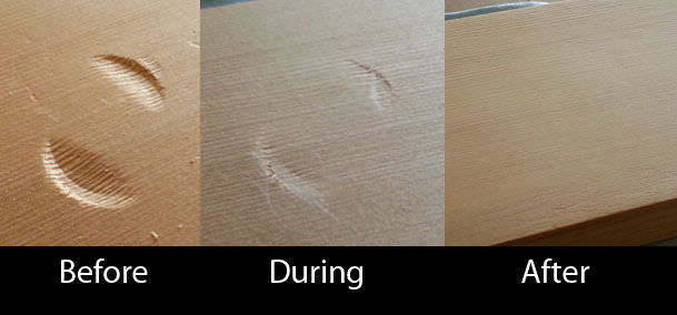 DIY: Fix Dents in Wooden Furniture