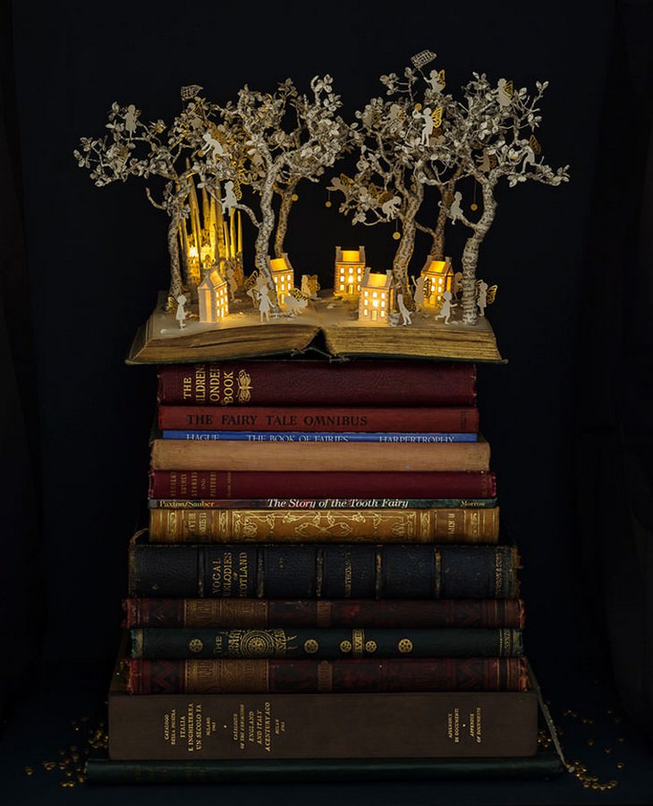 art, Su Blackwell, book art