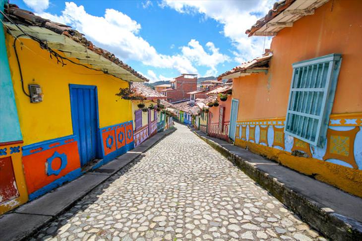 Guatape, colorful town, Colombia, beautiful
