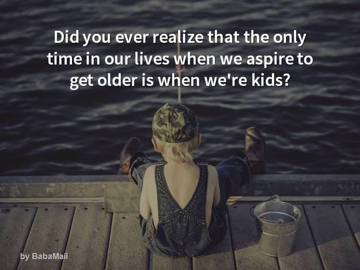 Growing Old Teaches Us a Few Things Along the Way...