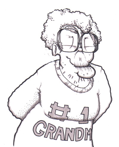 grandma 简笔画图片