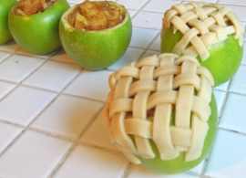 How to make Apple pie in an Apple.