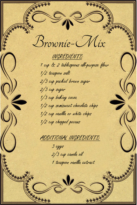 DIY:Brownie Mix In a Mason Jar