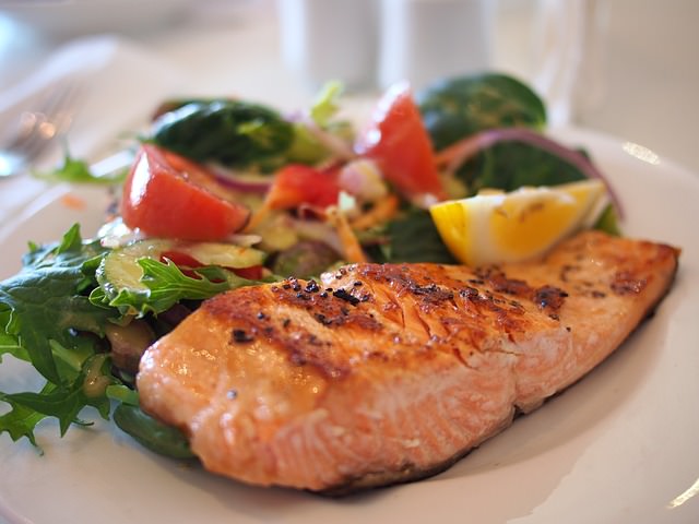 salmon steak