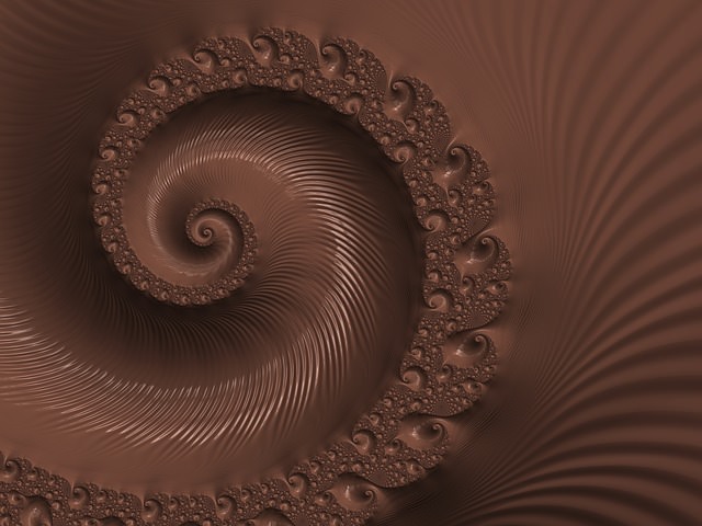 chocolate swirling