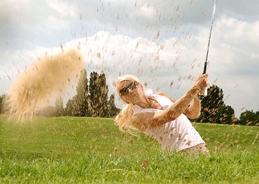 woman golfer golf