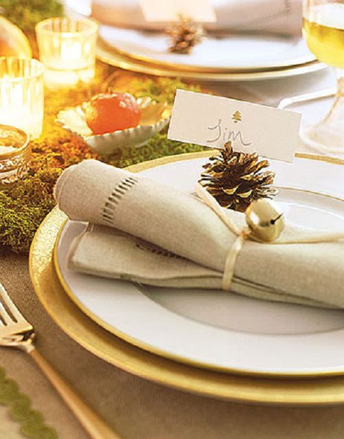 christmas table settings