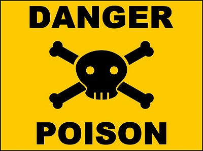 danger poison sign