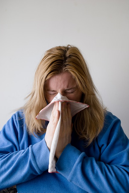 Cold Sufferer Sneezing