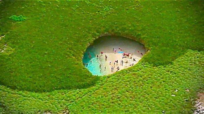 Hidden beach