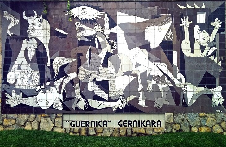 Guernica, Pablo Picasso, Spanish Civil War, Anti-Fascism, Protest, Art, Painting, Mural, Cuba, Spain, History