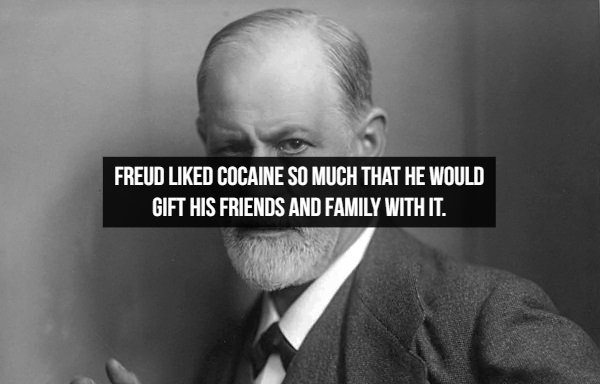 Amazing historical facts, Sigmund Freud's fondness for cocaine 
