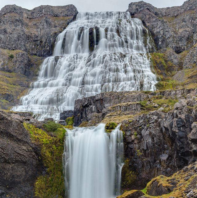 Waterfalls from around the world, Iceland, Dynjandi Falls