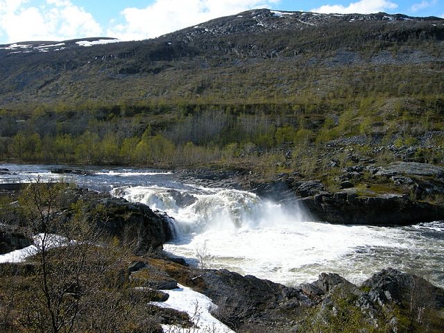 Waterfalls from around the world, Northern Norway, Stabbursdalen national park