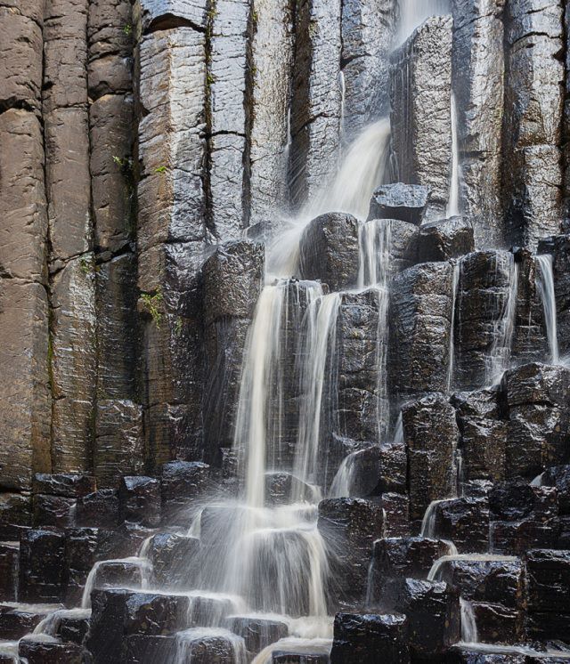 Waterfalls from around the world, Mexico, Waterfall over the Basaltic Prisms of Santa María Regla, Huasca de Ocampo, Hidalgo