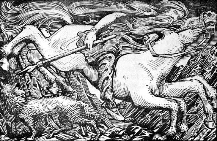 Horse-Inspired Creatures from Mythology and Folklore, Sleipnir, the eight-legged horse of Odin in Norse Mythology