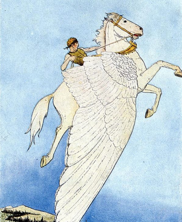 Horse-Inspired Creatures from Mythology and Folklore, Pegasus, the Winged Horse from Greek Mythology