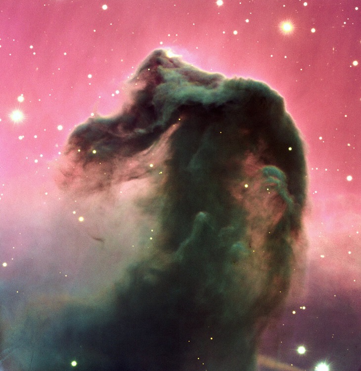 Pictures of the wonders of the cosmos, space and the universe from different conservatories, Reproduction of the Horsehead Nebula, taken by the Paranal Observatory