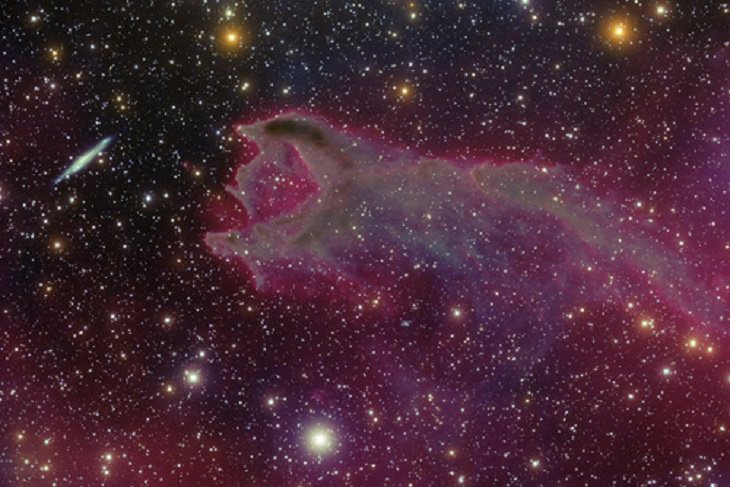 Pictures of the wonders of the cosmos, space and the universe from different conservatories, Star-forming region of Cometary Globule CG4, taken by Cerro Tololo Inter-American Observatory (CTIO)