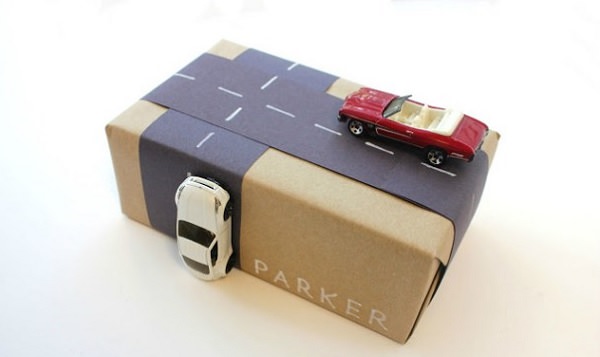 DIY ways of Gift-Wrapping Presents, Interactive Race Car Gift Wrap