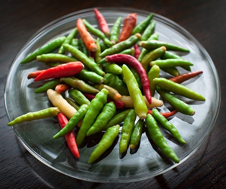 Extremely Spicy Chili Peppers from All Over the World, Bird's Eye Chili, Guyana, Thai