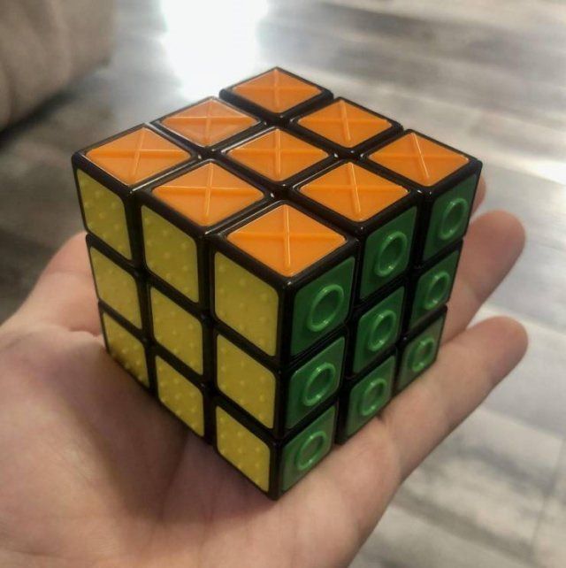 Interesting Things Only Found on Earth, Rubix Cube was designed for use by the blind