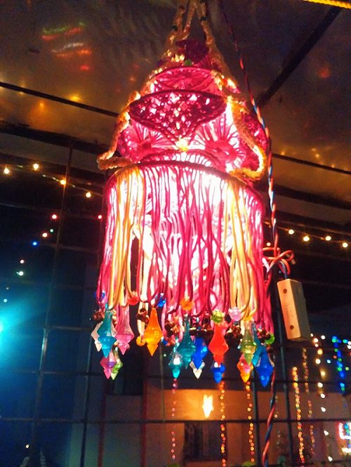 Photos from Diwali, the festival of lights, Lantern made for Diwali decoration