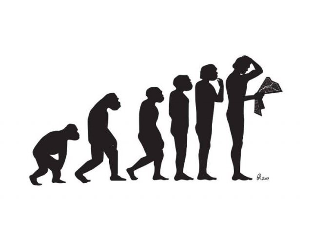 art, funny, hilarious, joke, sketch, evolution, design and photography, chain, natural selection