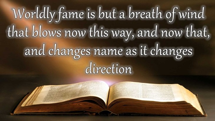 Quotes from Dante Alighieri, Poet and author of the Divine Comedy, Worldly fame is but a breath of wind that blows now this way, and now that, and changes name as it changes direction