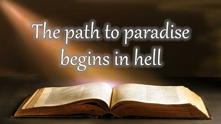 Quotes from Dante Alighieri, Poet and author of the Divine Comedy, The path to paradise begins in hell