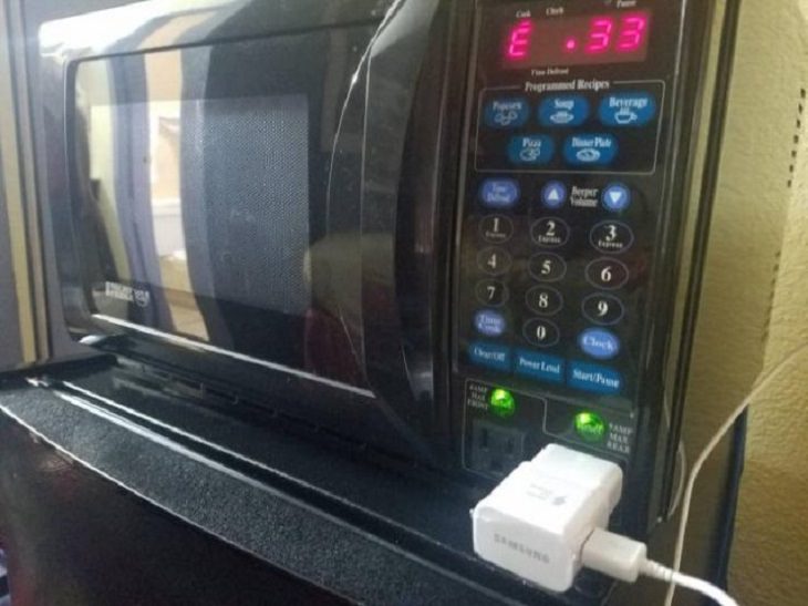 Incredible Innovative Design Ideas, microwave with a built in outlet