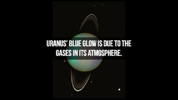 Incredible and interesting facts discovered about space, the universe and galaxies within, why uranus has a blue glow