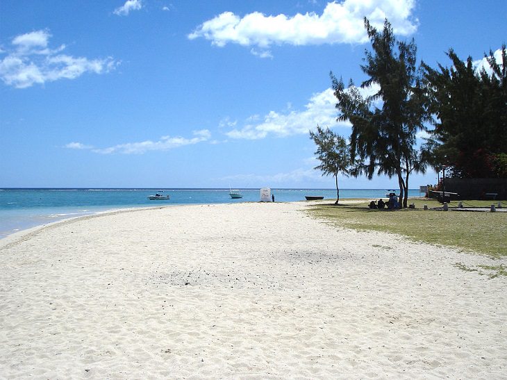 Photographs from the Islands of Mauritus, La Preneuse Beach in Black River District, Mauritius