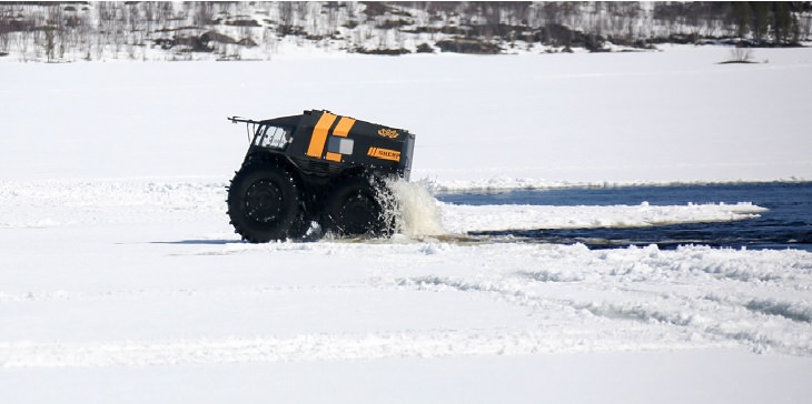Incredible All-Terrain Vehicles (ATV's) for off-road travels and adventure, SHERP ATV 