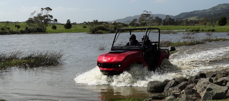 Incredible All-Terrain Vehicles (ATV's) for off-road travels and adventure, GIBBS TERRAQUAD
