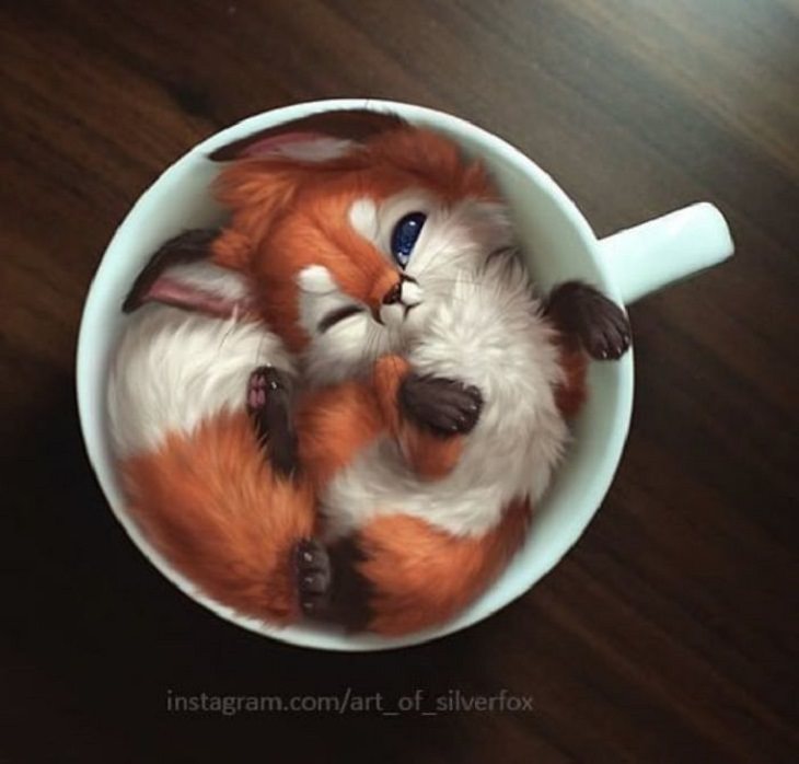 Malaysian Artist Yee Chong creates digital renderings of animals, like foxes, and brings them out into the real world