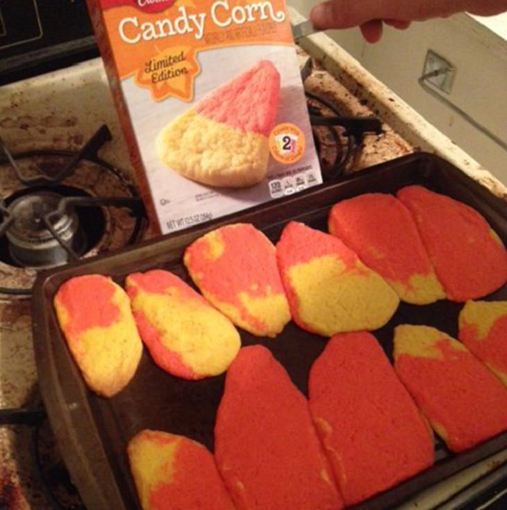 unbeatable food fails and cooking incidents that ended disastrously, candy corn