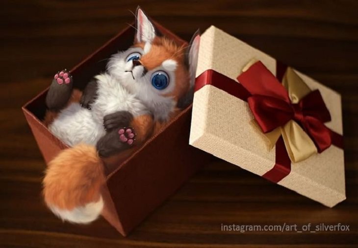 Malaysian Artist Yee Chong creates digital renderings of animals, like foxes, and brings them out into the real world