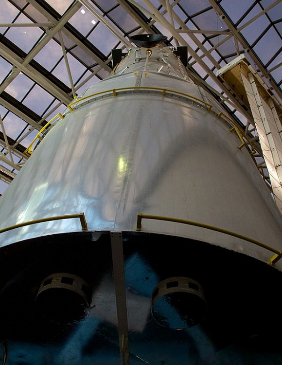 Historical treasures and incredible exhibits in the National Air and Space Museum in the National Mall of Washington DC, Hubble Space Telescope