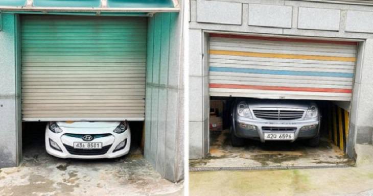 interesting, strange and unique things found only in South Korea, small garages