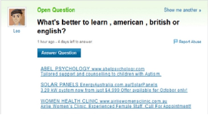 Dumb, stupid and ridiculous questions posted online and asked on the internet, is english, american or british better