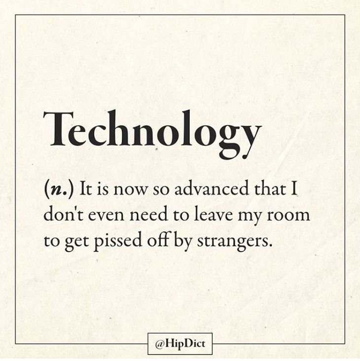 Hilarious and funny alternate definitions to words and common phrases in instagram dictionary, technology