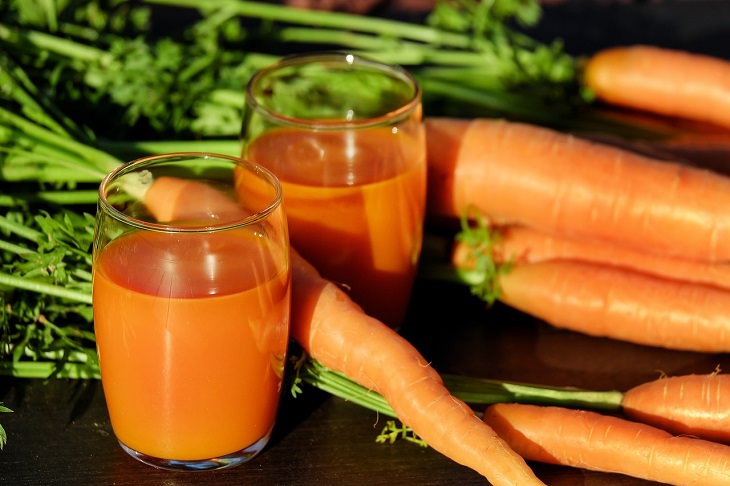 Carrot, Ginger and Fruit Juice, Recipes, Healthy, Tasty