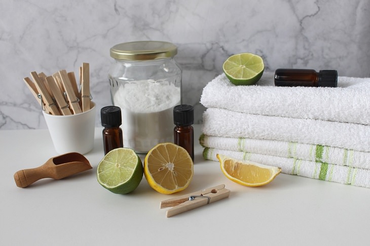 Lemon, Water, Soak, Rinse, Cleaning, Dishes, Dishwasher Machine, Detergent, Scrub, Soap