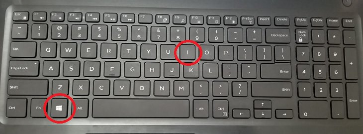 Windows Key, I Key, Shortcuts, Keyboard, Mouse-free