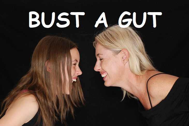 Bust a Gut (Laughing) - English Idioms & Slang Dictionary