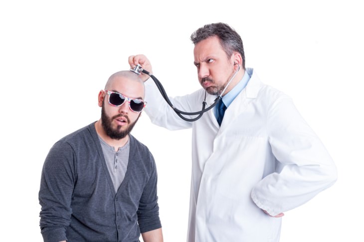 joke man examined by doctor funny