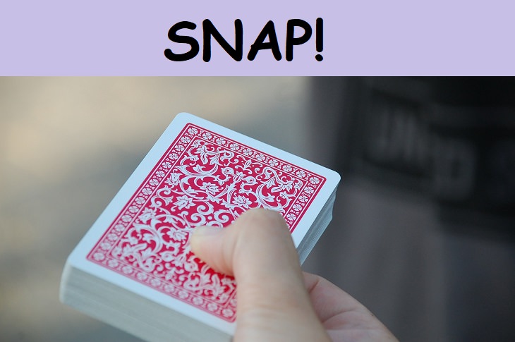 Snap!, kids, family fun, deck, card games, playing cards, rummy